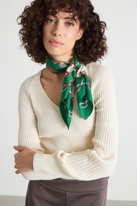 Foulard stampato