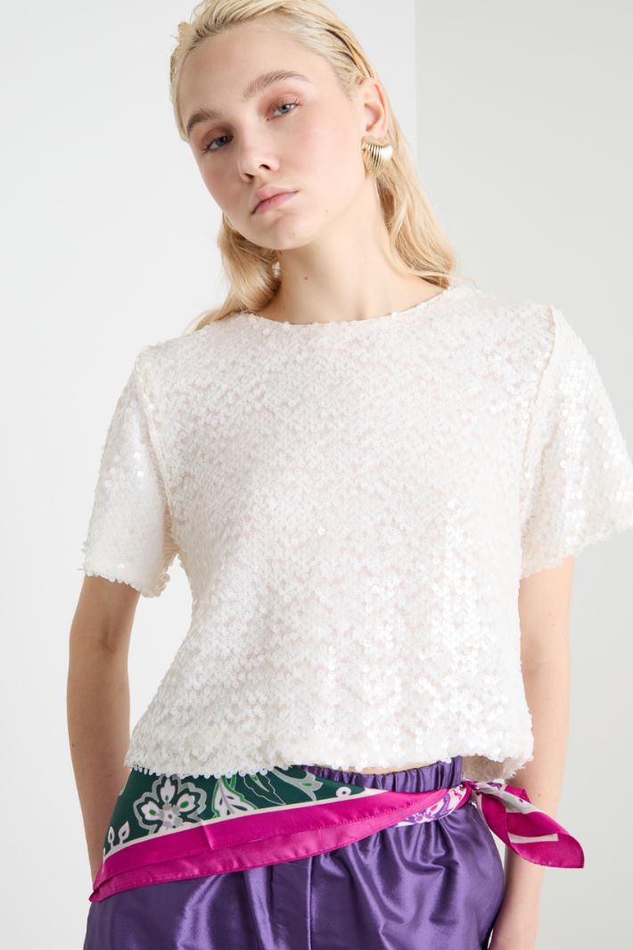 Pure silk foulard Intrend - 2