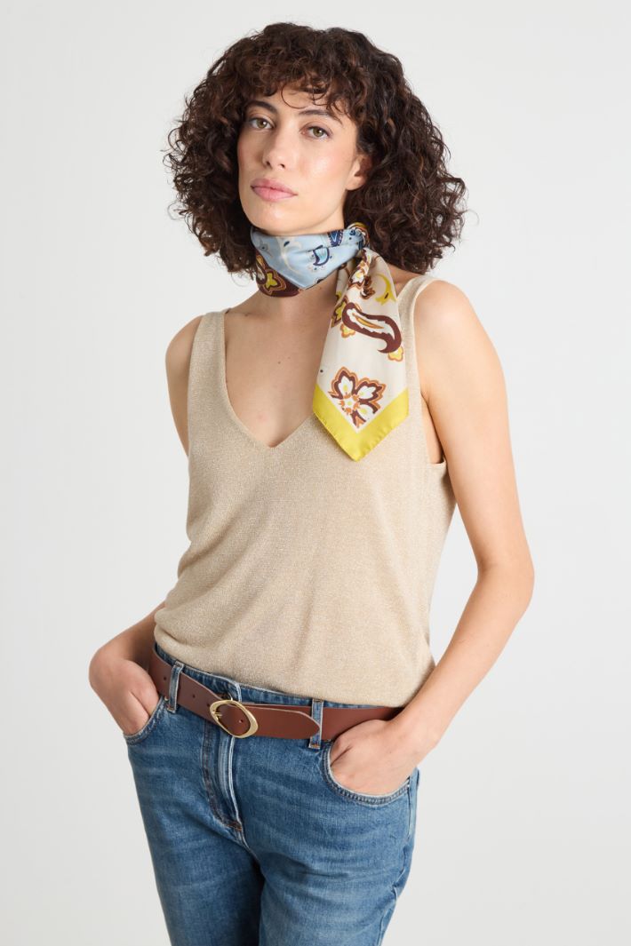 Pure silk foulard Intrend