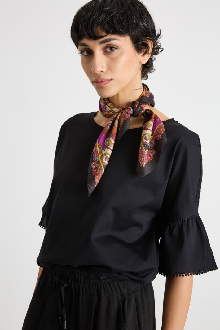 Printed silk scarf Intrend