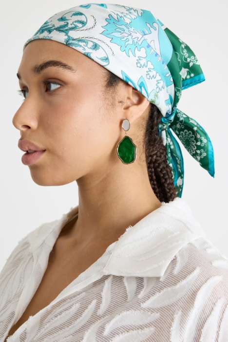 Printed silk scarf Intrend