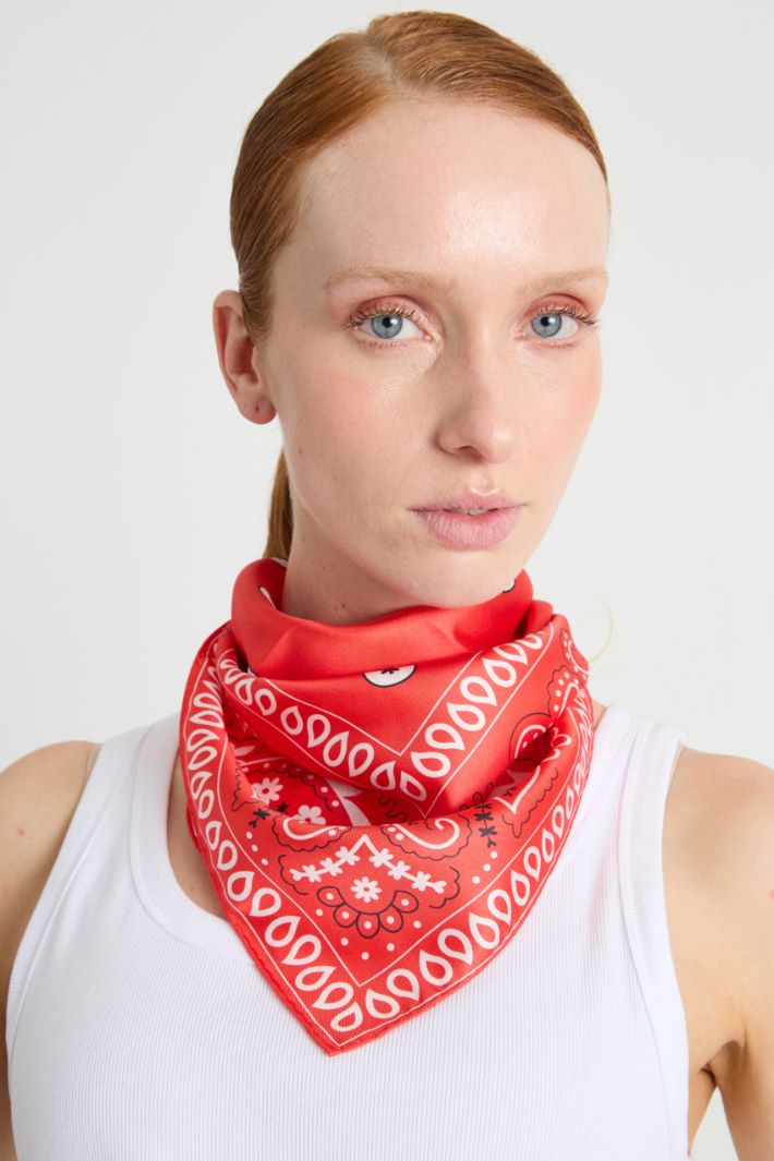 Printed Silk Scarf Intrend