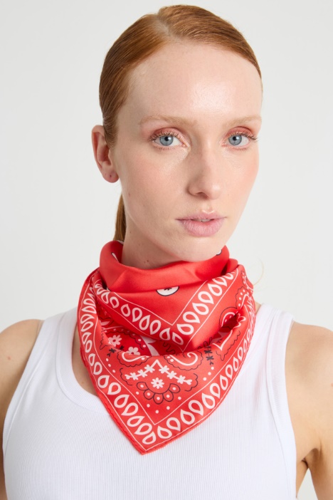 Printed Silk Scarf Intrend