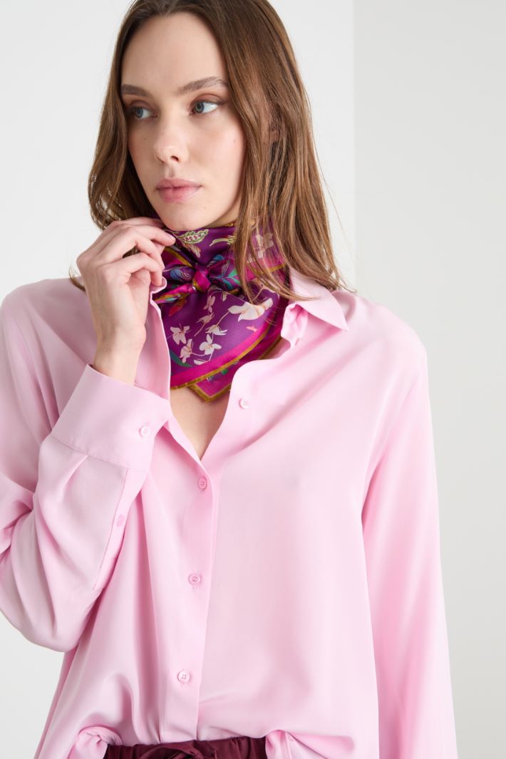 Printed silk scarf Intrend