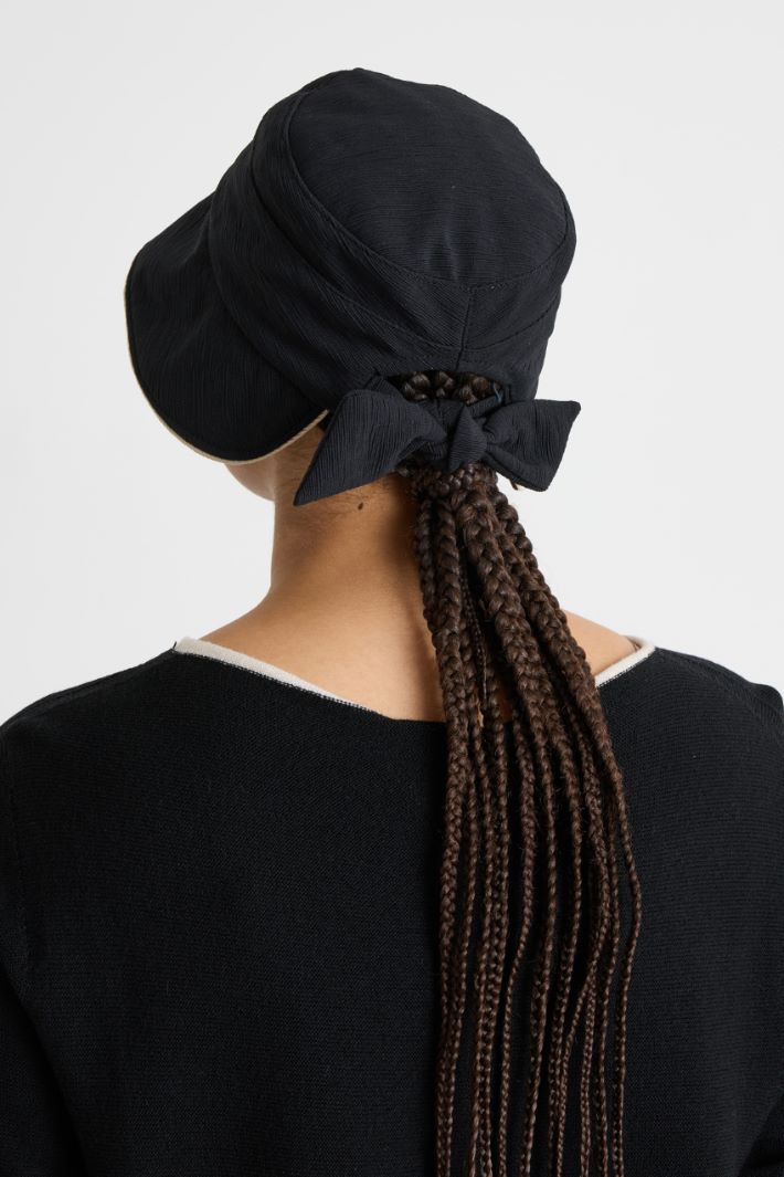 Bow-Detail Cloche Hat Intrend - 2