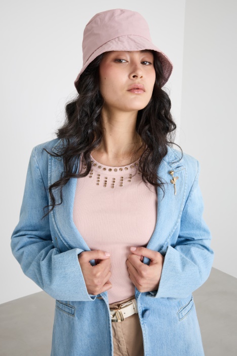 Cappello da pescatore in tela