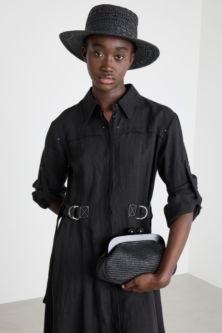 Cappello effetto rafia Intrend - 2