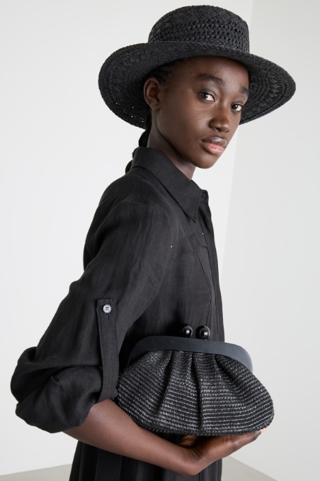 Cappello effetto rafia Intrend