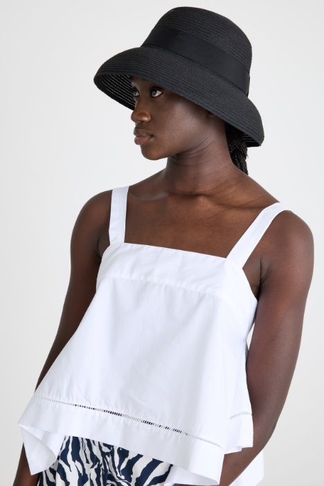 Cappello cloche circolare