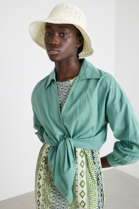 Sombrero cloché de punto