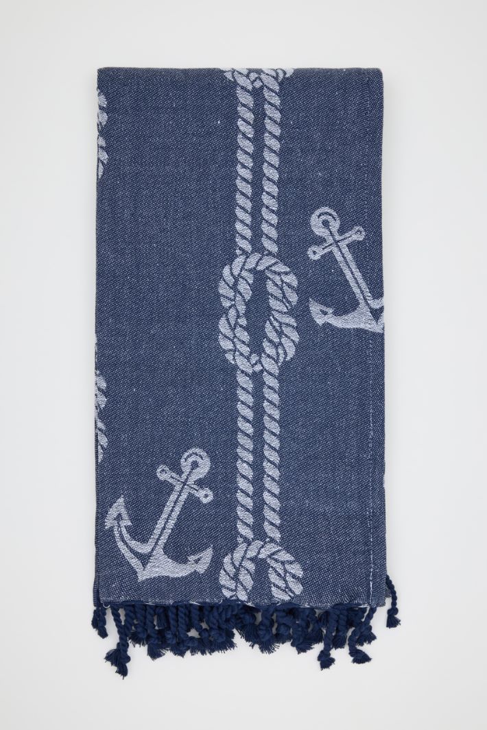 Telo da mare con frange Intrend - 2