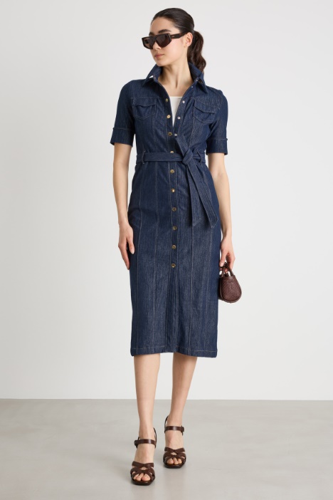 Chemisier in jersey effetto jeans Intrend