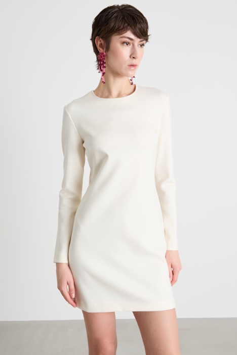 Abito corto in jersey