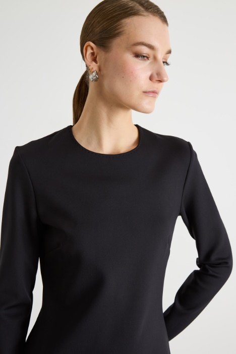 Abito corto in jersey