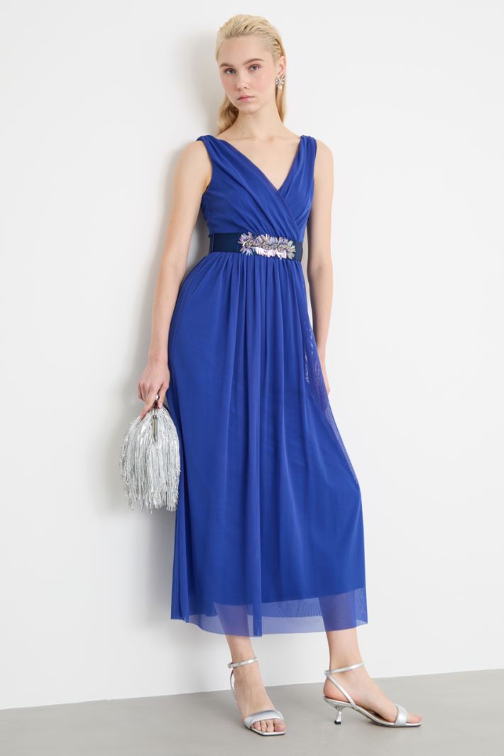 Maxi dress in tulle Intrend