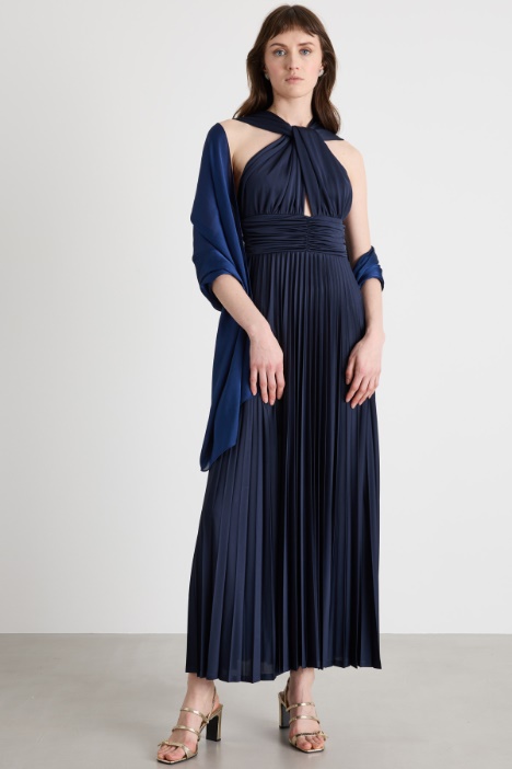 Abito in jersey plissè Intrend