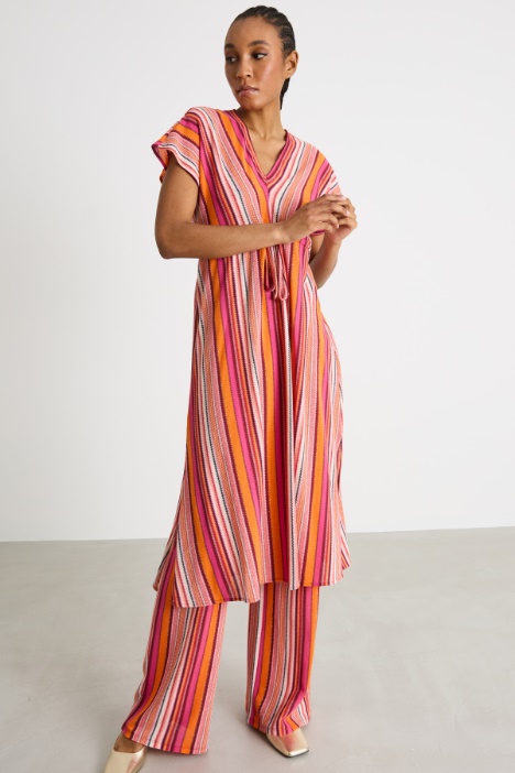 Vestido midi de punto