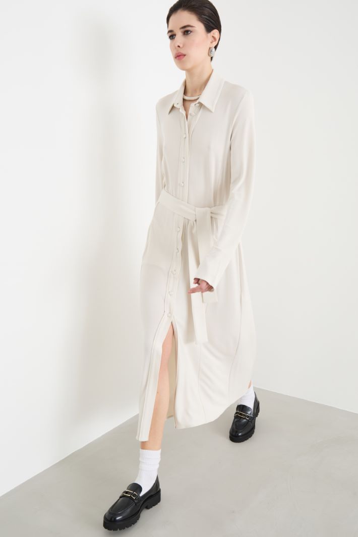 Abito chemisier in jersey crepe Intrend - 2