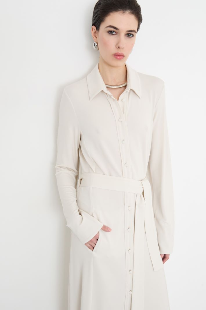 Abito chemisier in jersey crepe Intrend - 3