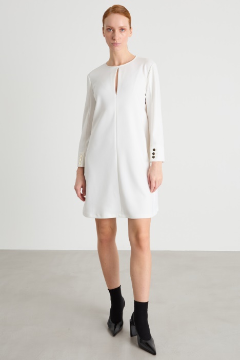 Abito in jersey crepe