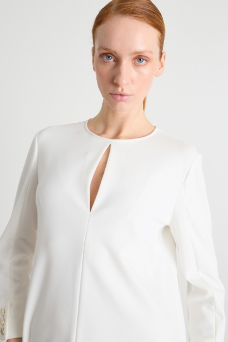 Abito in jersey crepe