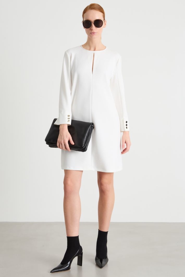 Crepe jersey dress Intrend