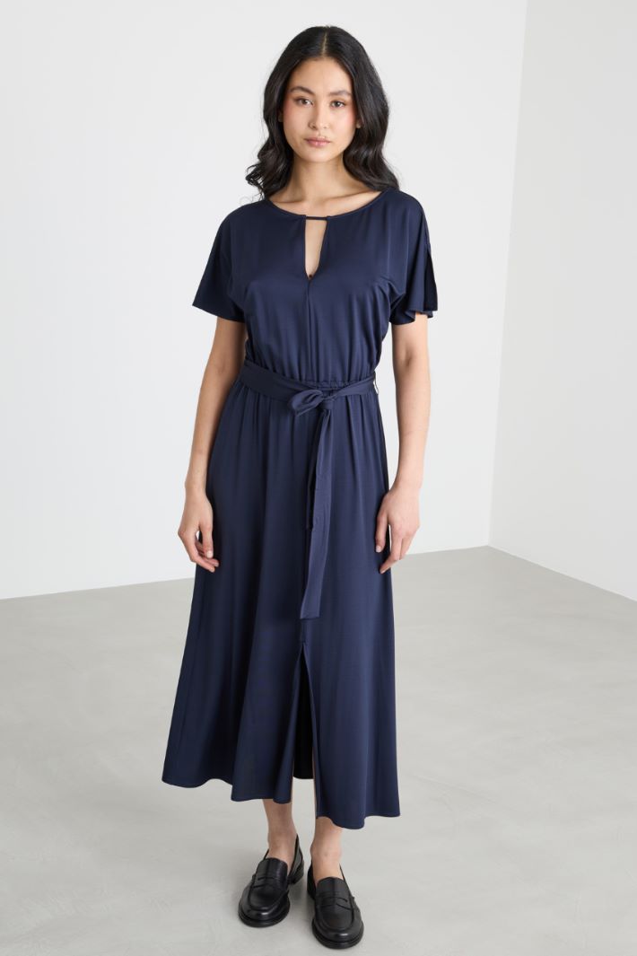 Abito midi in jersey piqué Intrend - 2