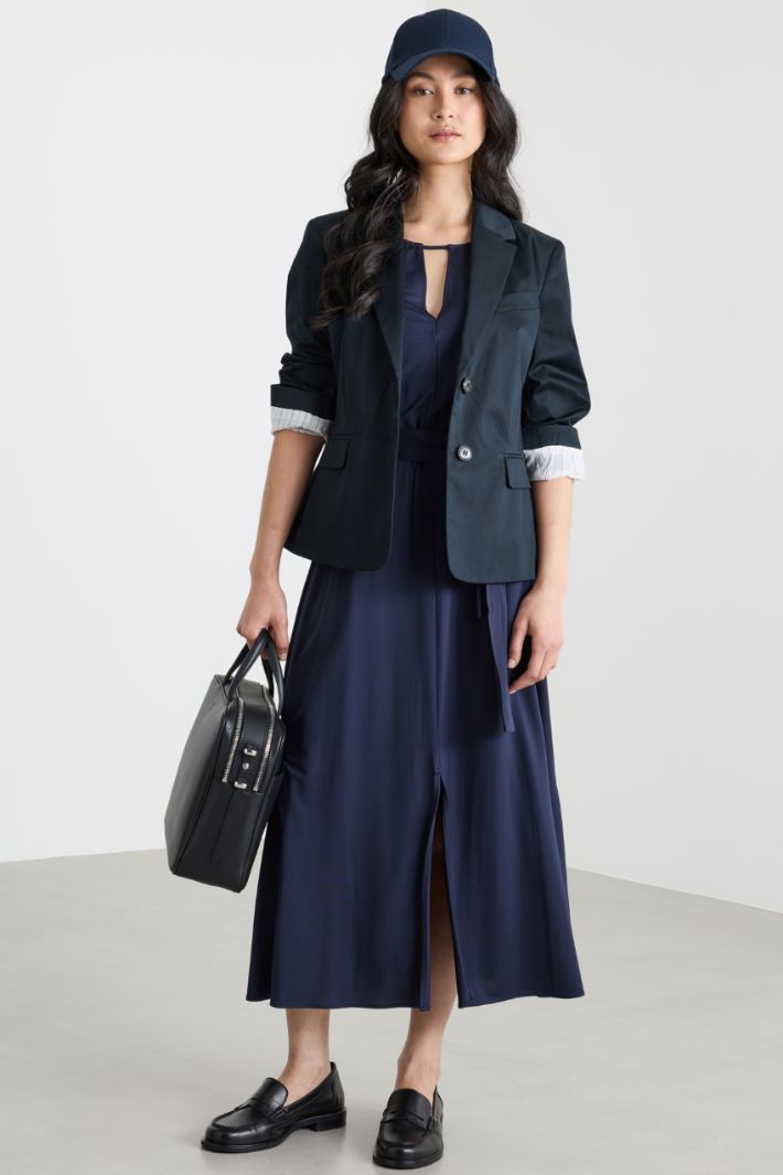 Abito midi in jersey piqué Intrend