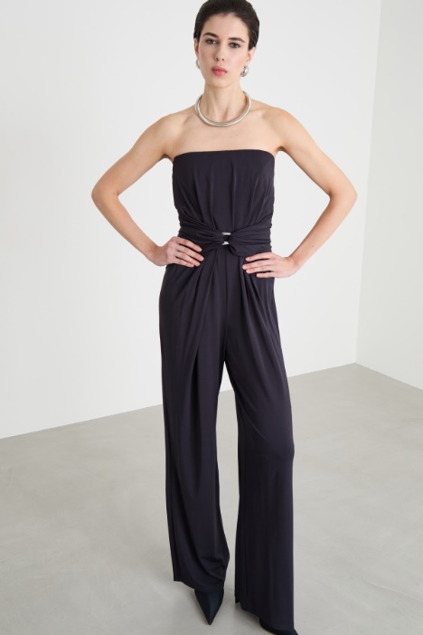 Tuta bustier in jersey