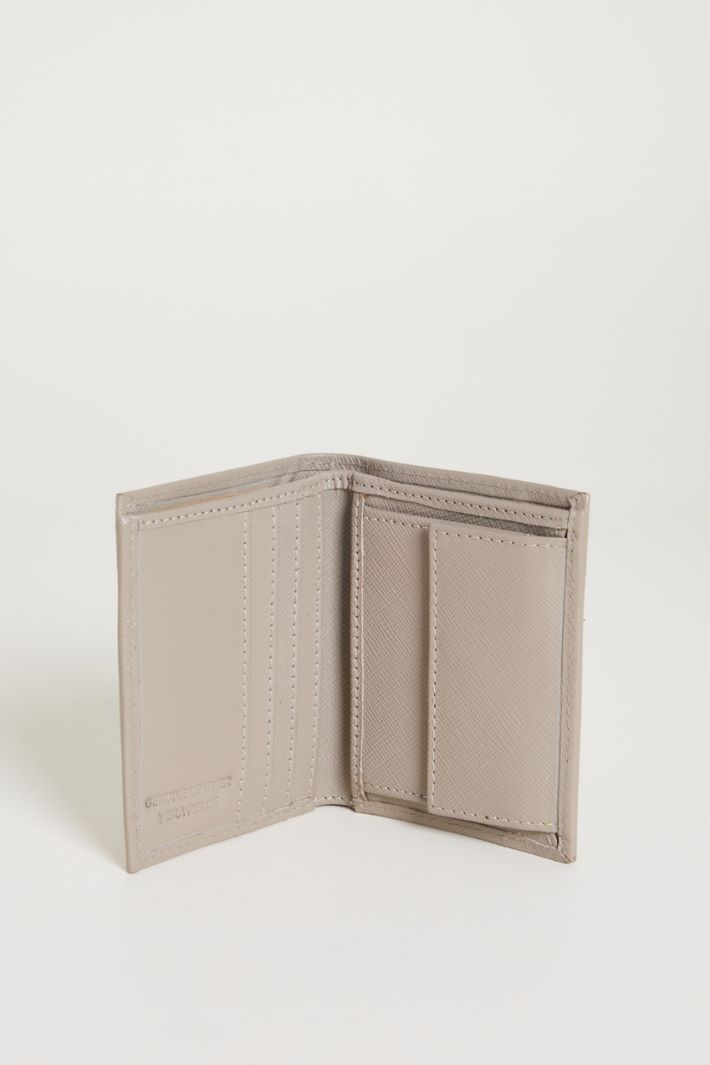 Portafoglio in pelle saffiano Intrend - 2