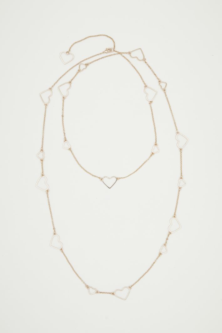 Collar con corazones Intrend