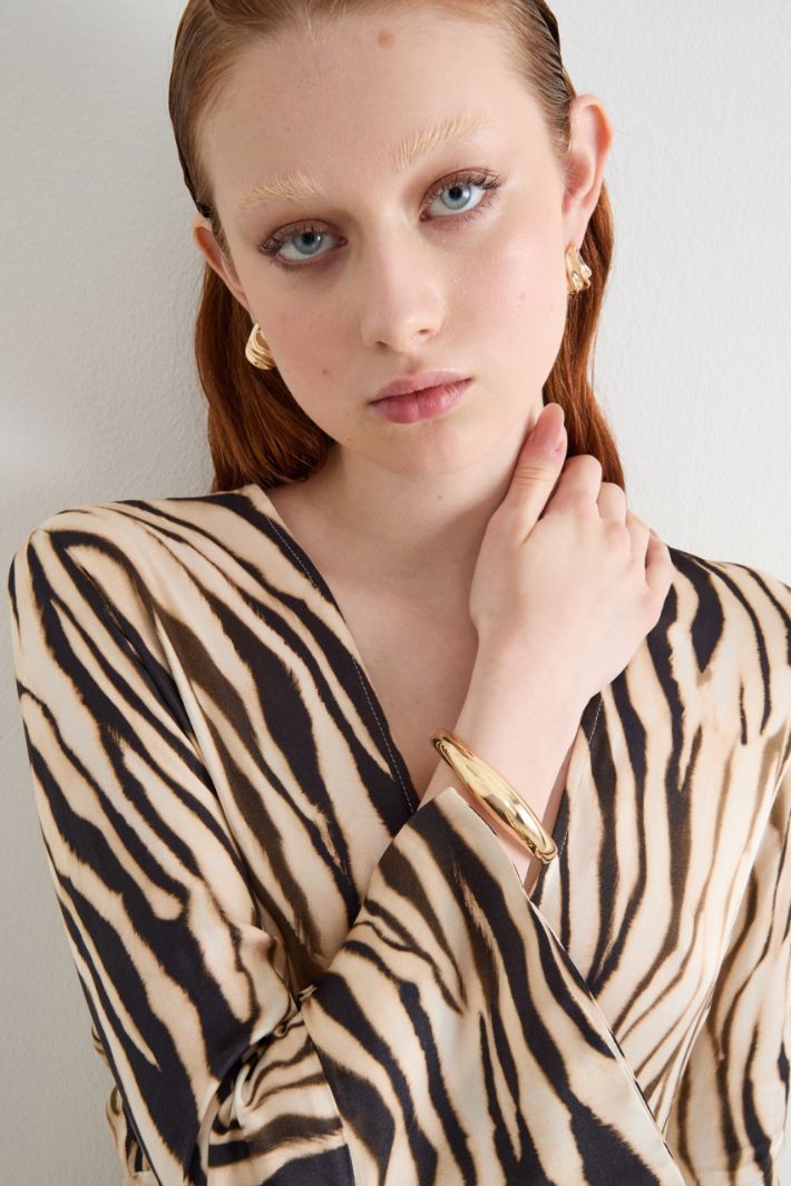 Bracciale rigido bombato Intrend - 3