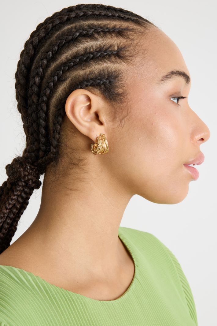 Semicircular Earrings Intrend - 3