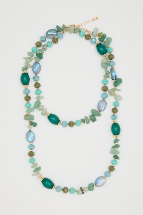 Collar de doble hilo con piedras Intrend