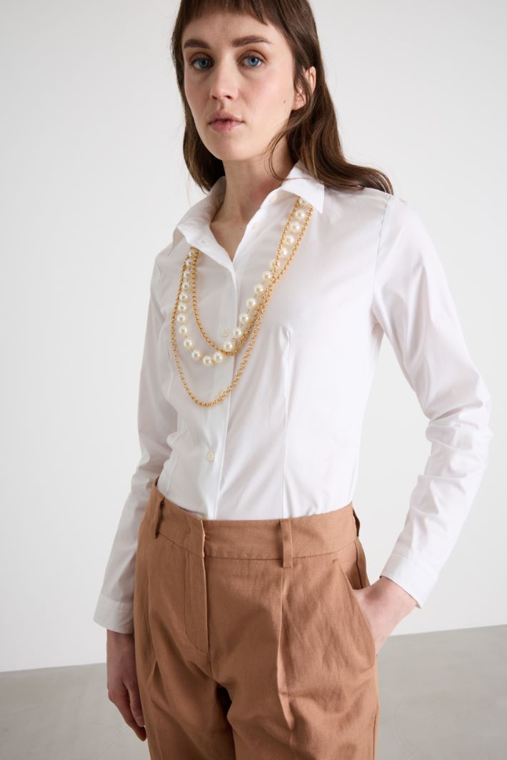 Multi-strand pearl necklace Intrend - 3