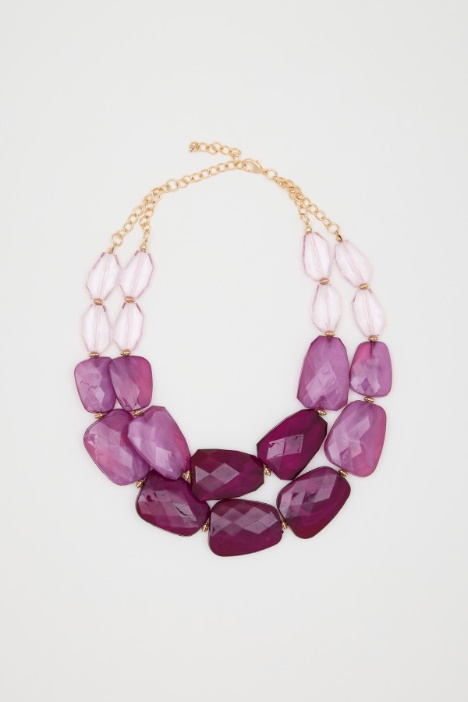 Collana con pietre piatte Intrend