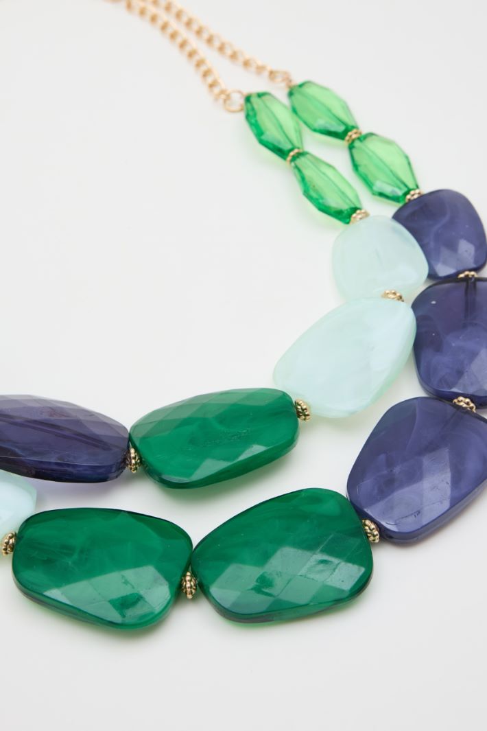 Collana con pietre piatte Intrend - 2