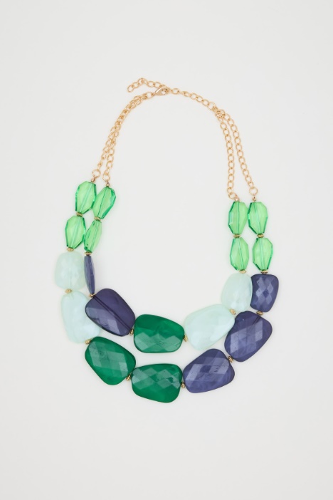 Collana con pietre piatte Intrend