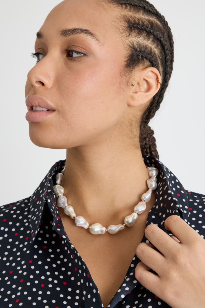 Baroque Beaded Necklace Intrend - 3