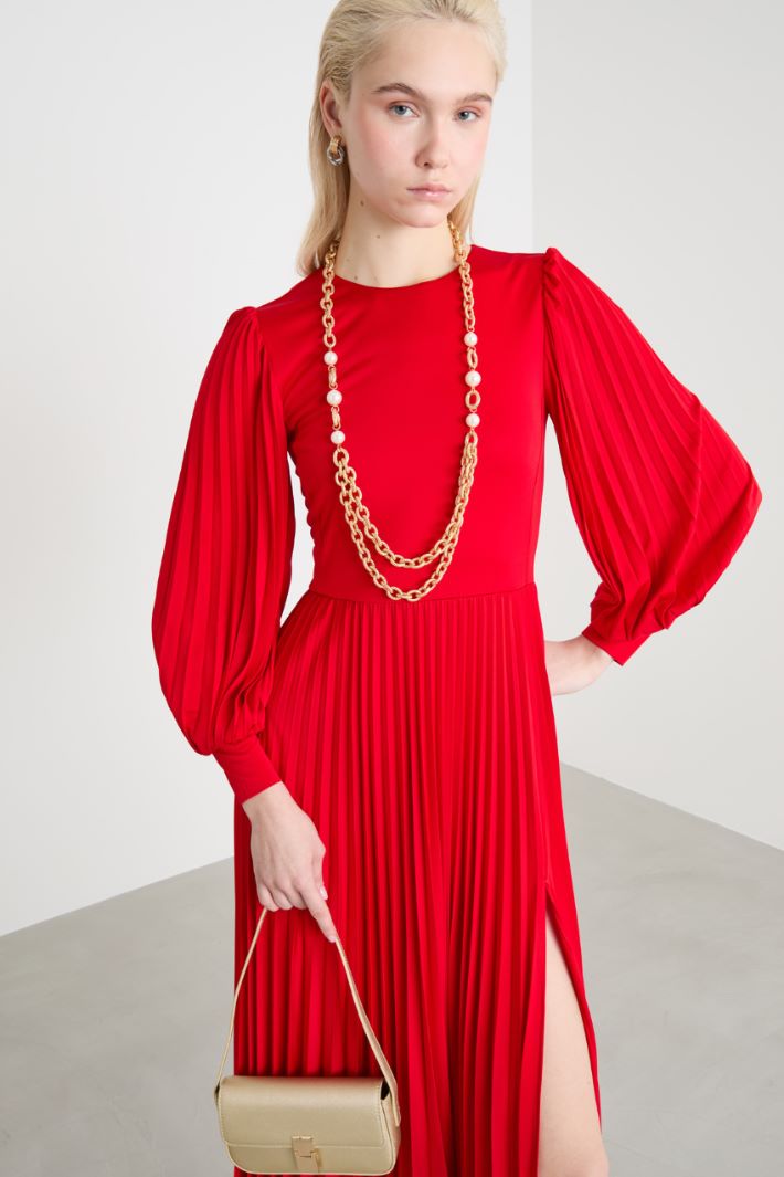 Double-strand beaded necklace Intrend - 3