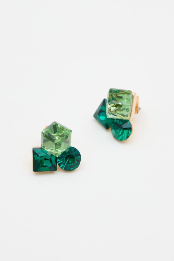 Pendientes de cristal Intrend - 2