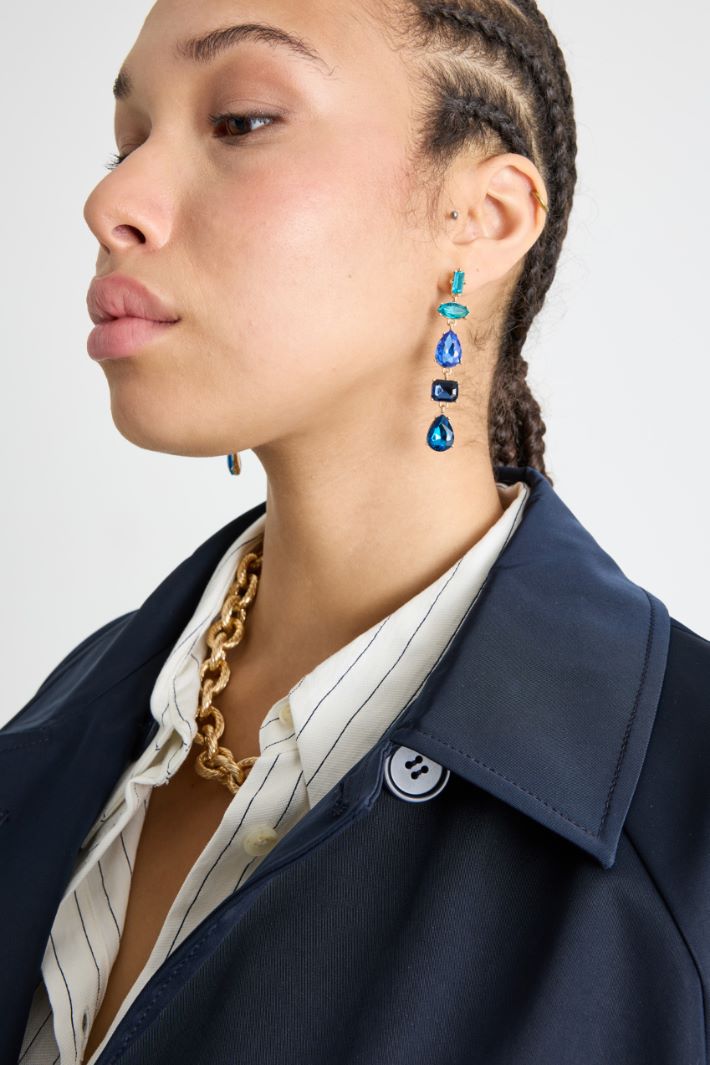 Crystal Drop Earrings Intrend - 3