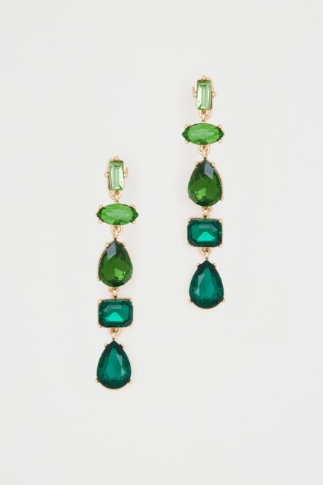 Pendientes colgantes de cristal Intrend