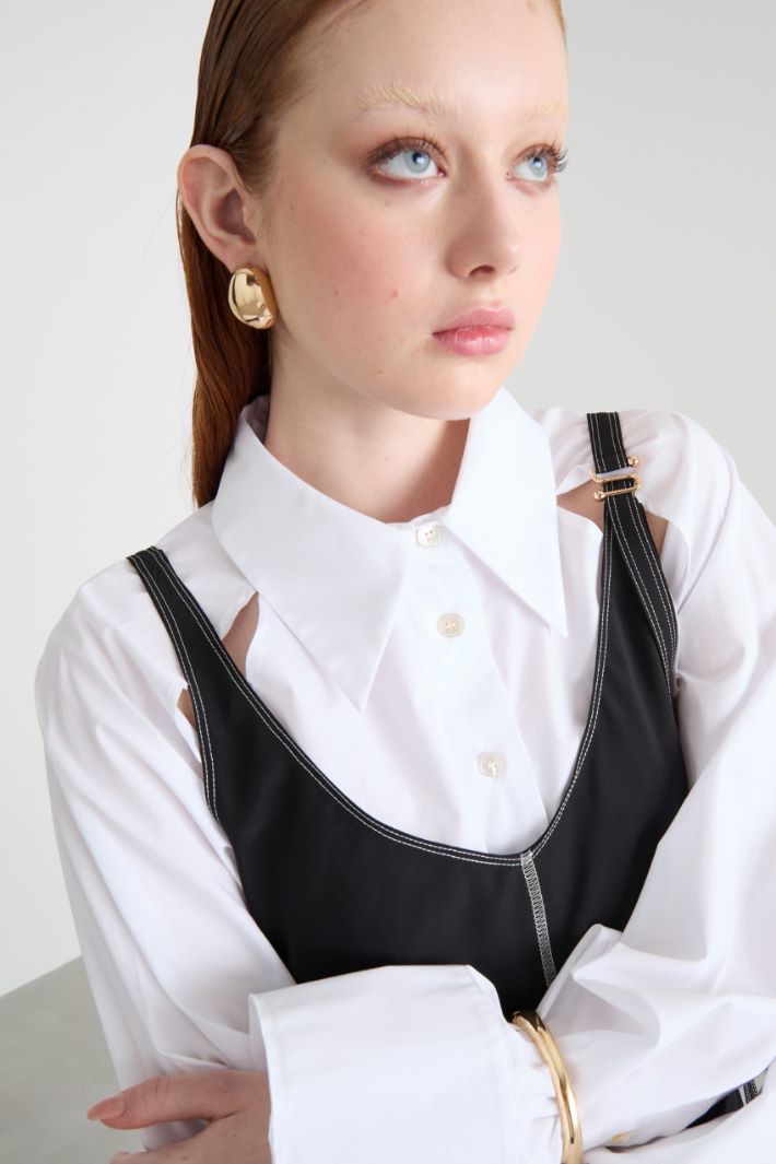 Metal earrings Intrend - 3