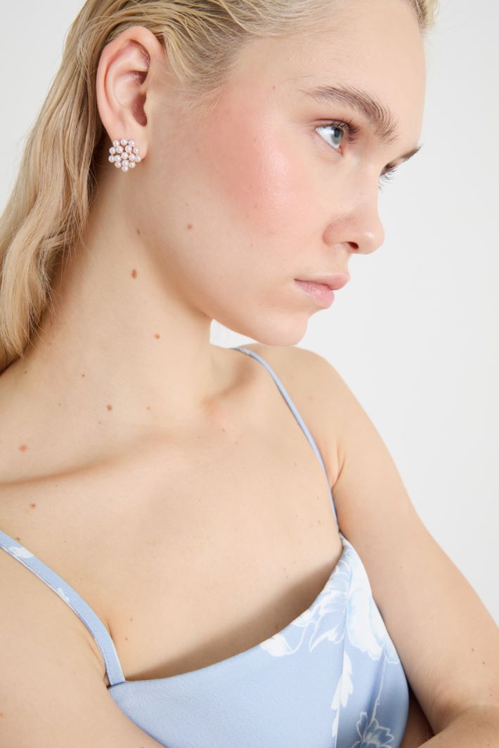 Orecchini con microperline Intrend - 3