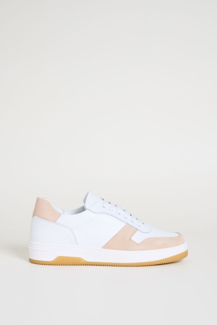 Sneakers in pelle bicolore Intrend
