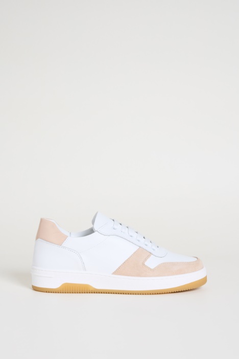 Sneakers in pelle bicolore Intrend