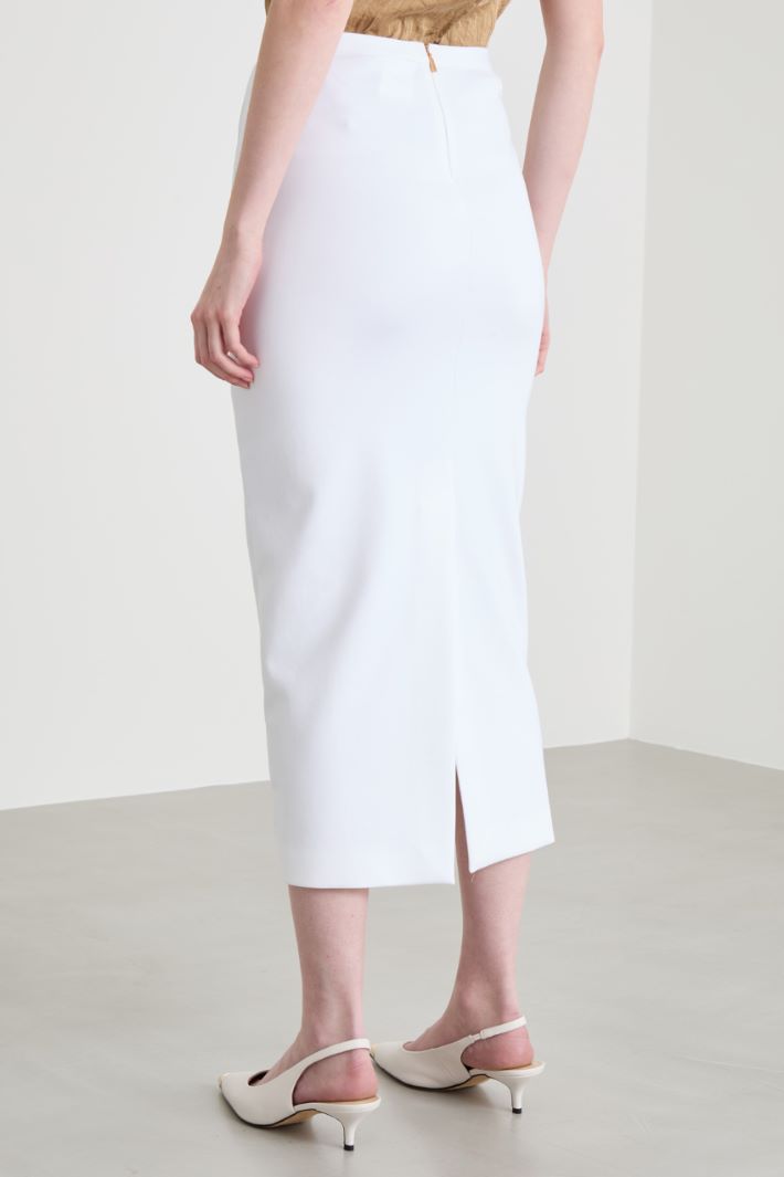 Falda lápiz larga Intrend - 4