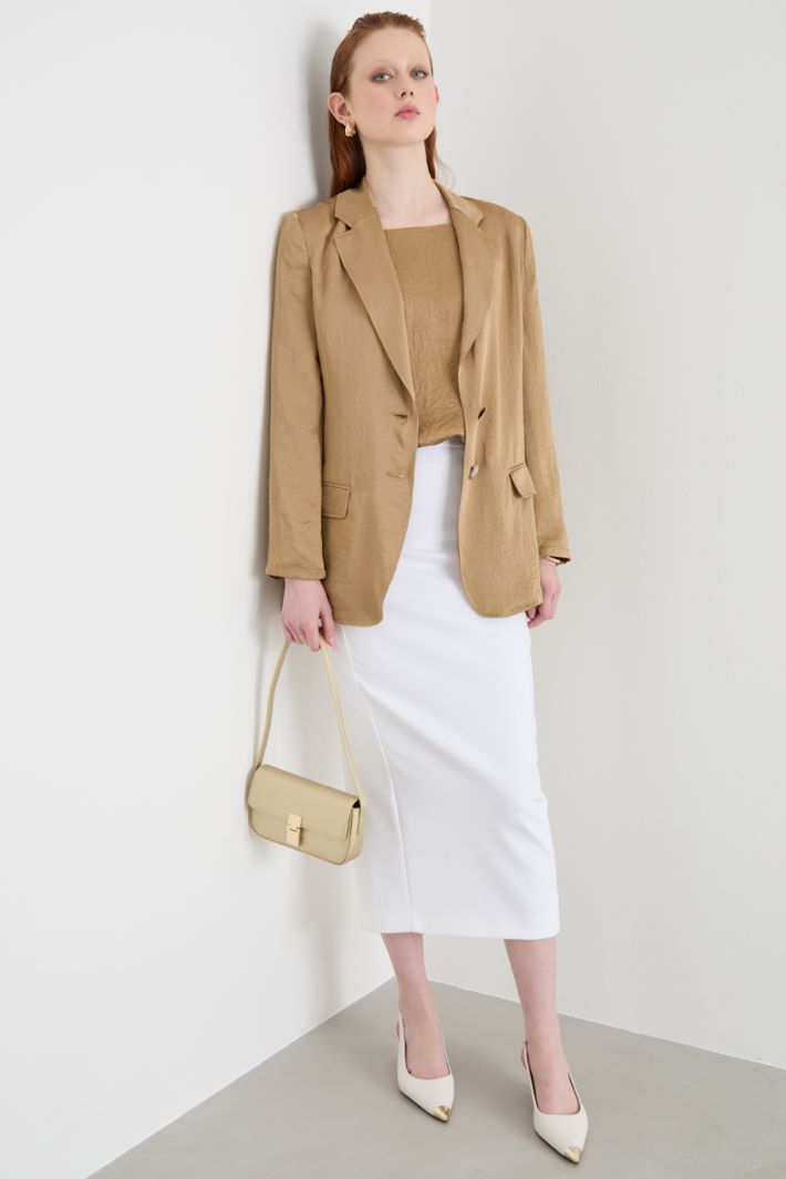 Falda lápiz larga Intrend