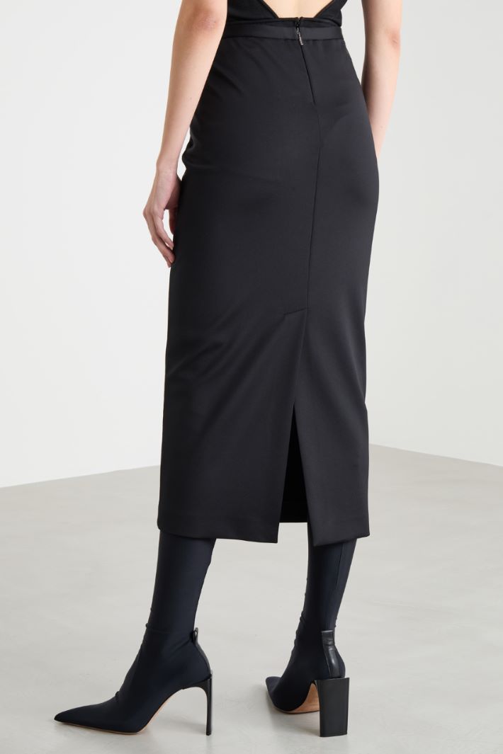 Longline pencil skirt Intrend - 4